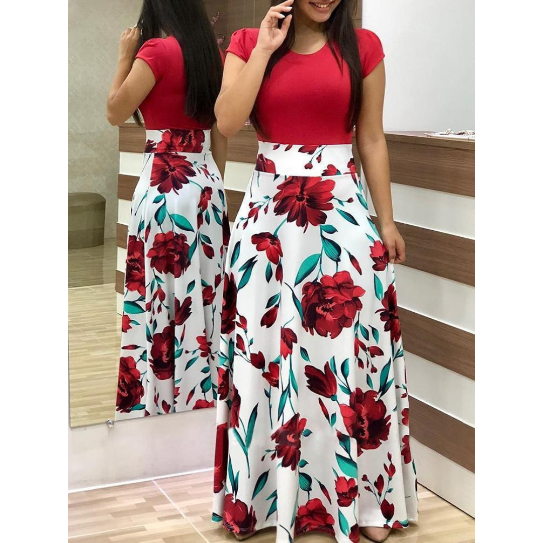 KYRA – ELEGANT FLORAL DRESS
