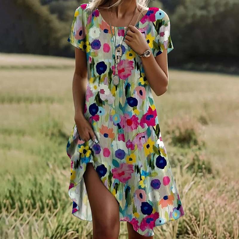 Delila - Floral Print Dress