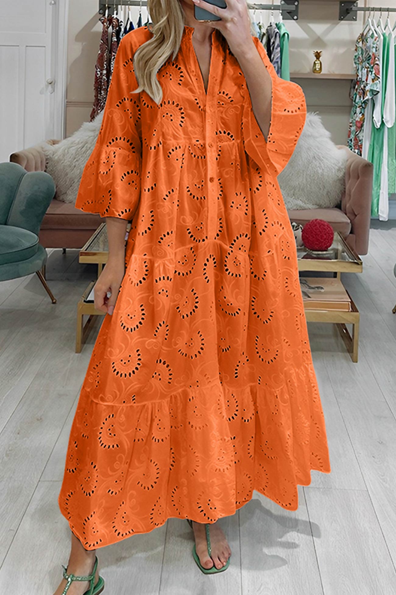 FIORELLA – LACE MAXI DRESS