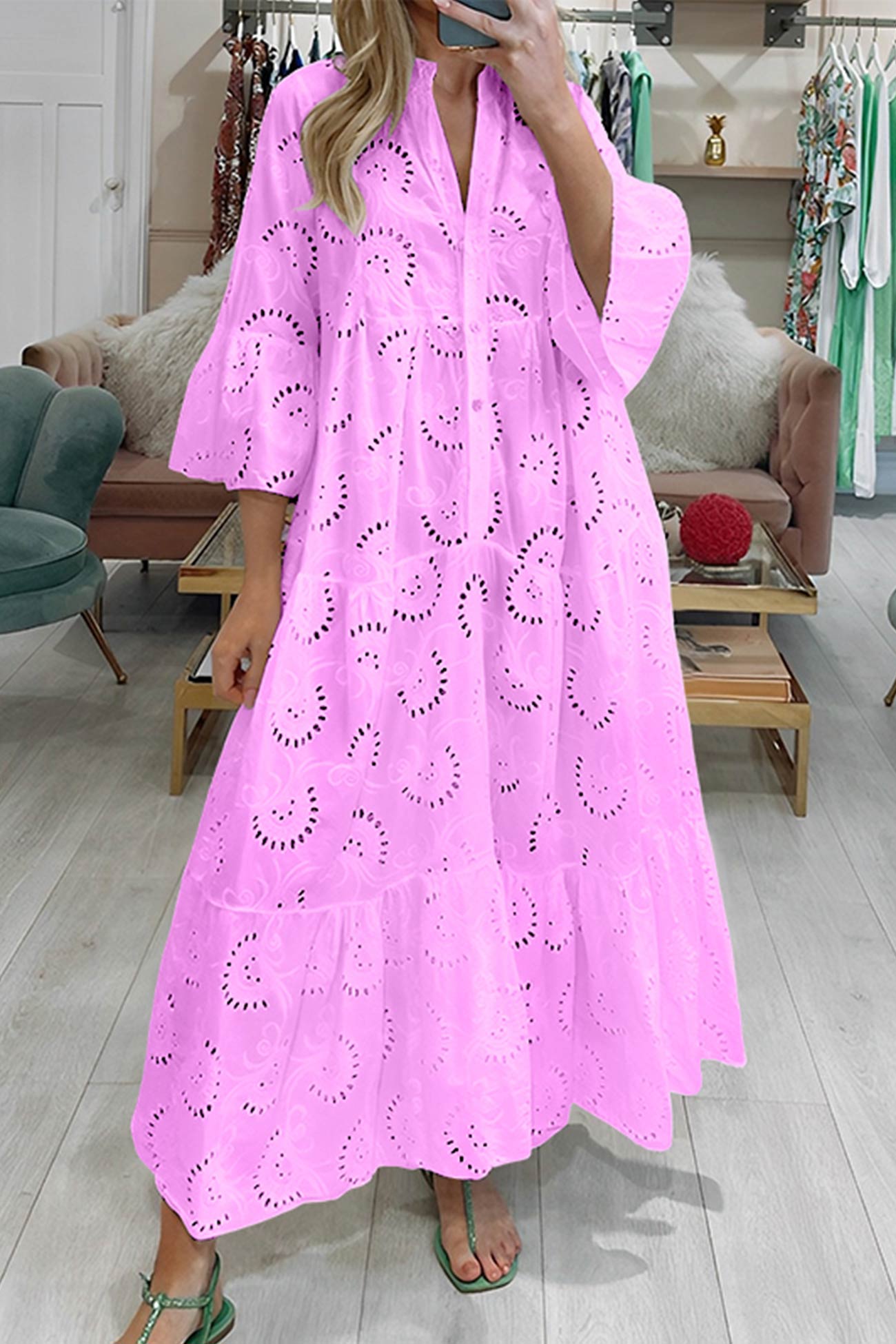 FIORELLA – LACE MAXI DRESS