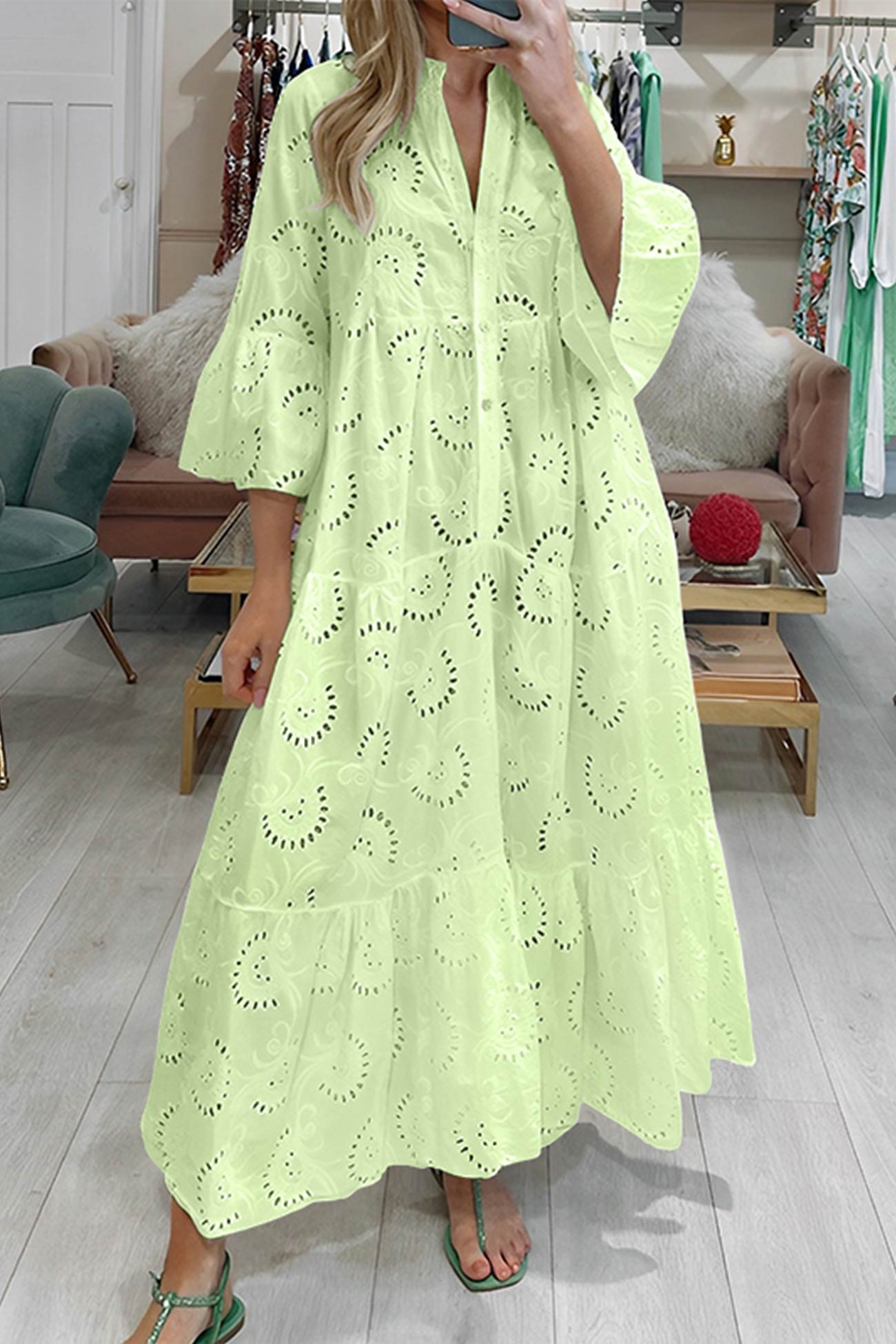 FIORELLA – LACE MAXI DRESS