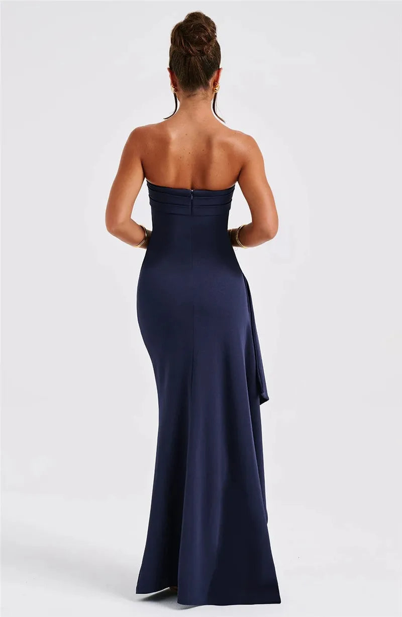 FALLON – ELEGANT STRAPLESS MAXI DRESS