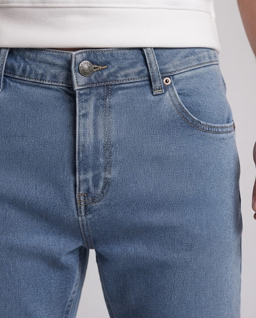 Men's Casual Denim Jogging Pants Fashion Glam