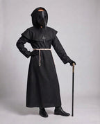 Women's monk costume with hood and ruffle elements Fashion Glam