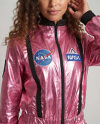 Women's futuristic shine space suit Fashion Glam