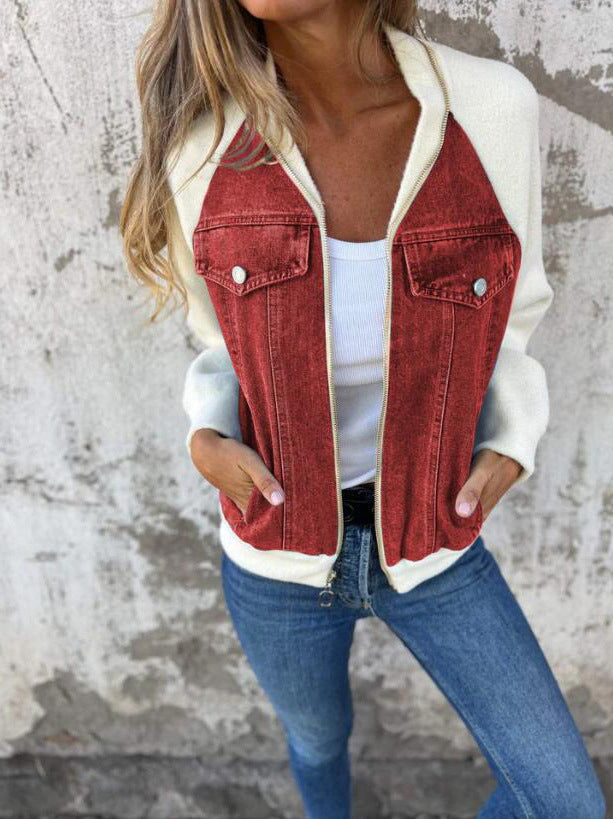 Liora - Lightweight Cotton Zip-Up Jacket