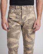 Men's Camouflage Utility Jeans in Straight Palazzo Cut Fashion Glam