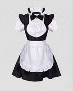 Women playful costume dress with ruffle details and hair accessory Fashion Glam