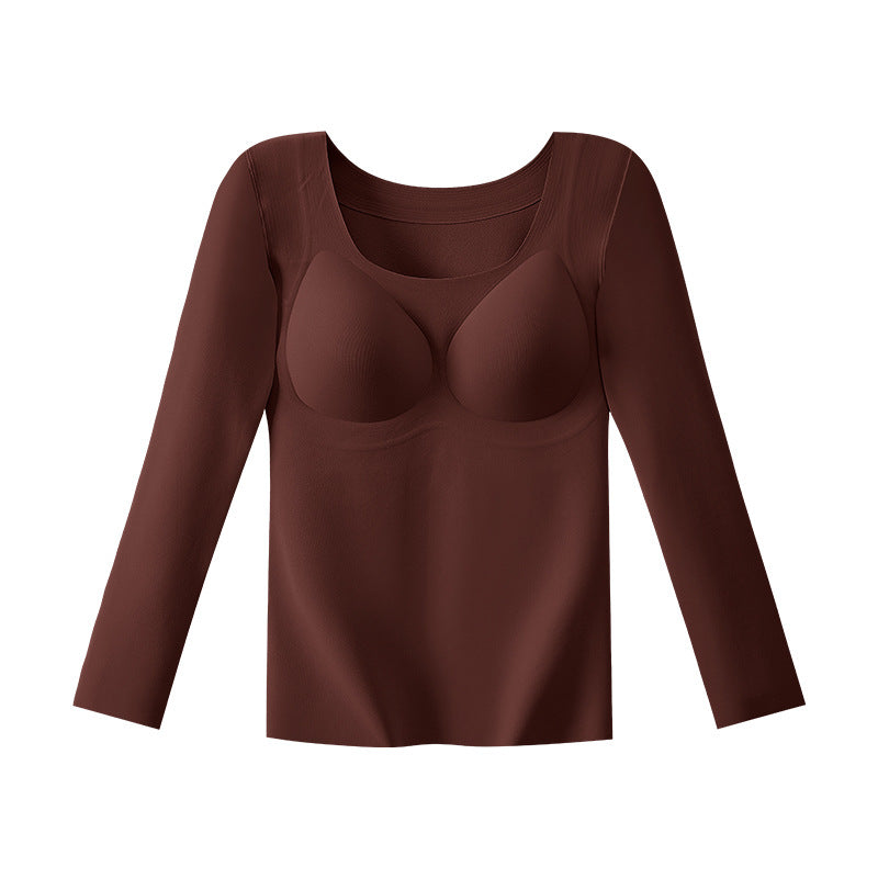 Women's thermal top, self-heating, antibacterial