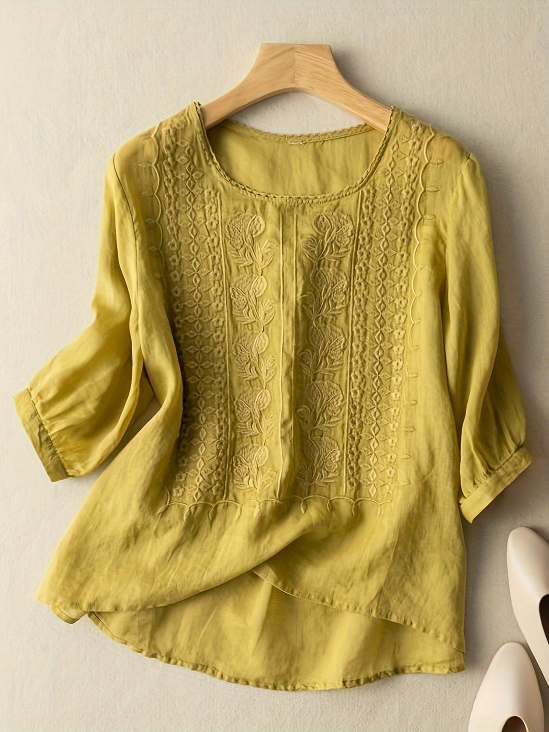 ELENA – BOHO EMBROIDERED BLOUSE EFFORTLESS CHARM WITH EVERY WEAR