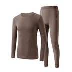 Men's Thermal Set, self-warming, round neck