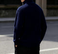 Unisex knitted pullover with zipper
