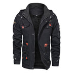 Men's Utility Parka with Teddy Lining and Multiple Pockets Fashion Glam