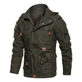 Men's Utility Parka with Teddy Lining and Multiple Pockets Fashion Glam