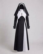 Women's Nun Costume with Cross and Hood Fashion Glam