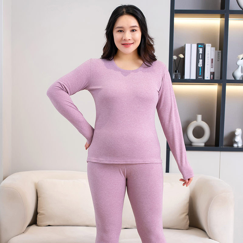 Ladies Thermal Underwear Set in Plus Sizes