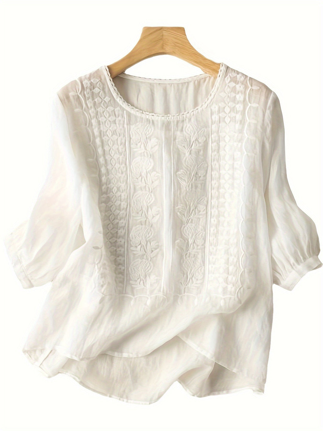 ELENA – BOHO EMBROIDERED BLOUSE EFFORTLESS CHARM WITH EVERY WEAR
