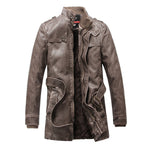 Men's Thermal Denim Parka with Sherpa Lining, High Collar and Multifunctional Pockets Fashion Glam