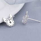 Women's earrings with sparkling crystals and playfully designed wings Fashion Glam