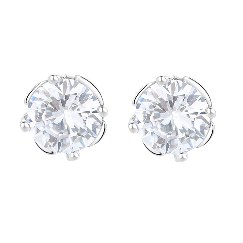 Ladies earrings with sparkling crystals in exquisite wreath design Fashion Glam