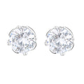 Ladies earrings with sparkling crystals in exquisite wreath design Fashion Glam