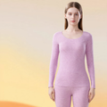 Women's Thermal Underwear Set, warming, Round Neck