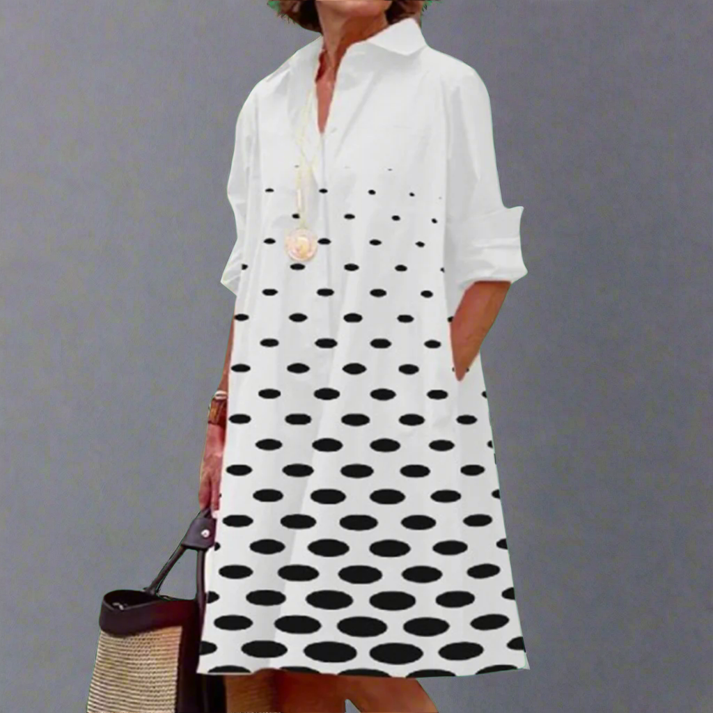 KELISARA – LUXURIOUS MIDI DRESS WITH ELEGANT DESIGN