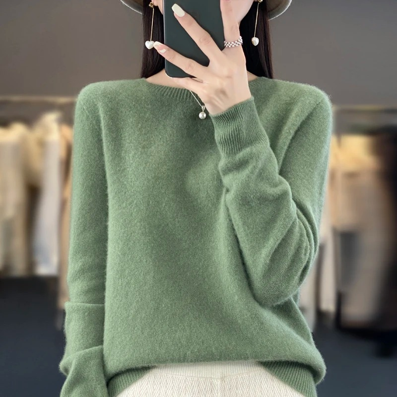 Fashion Glam | Cashmere Pullover Women Stylish Round Neck, Soft & Comfortable
