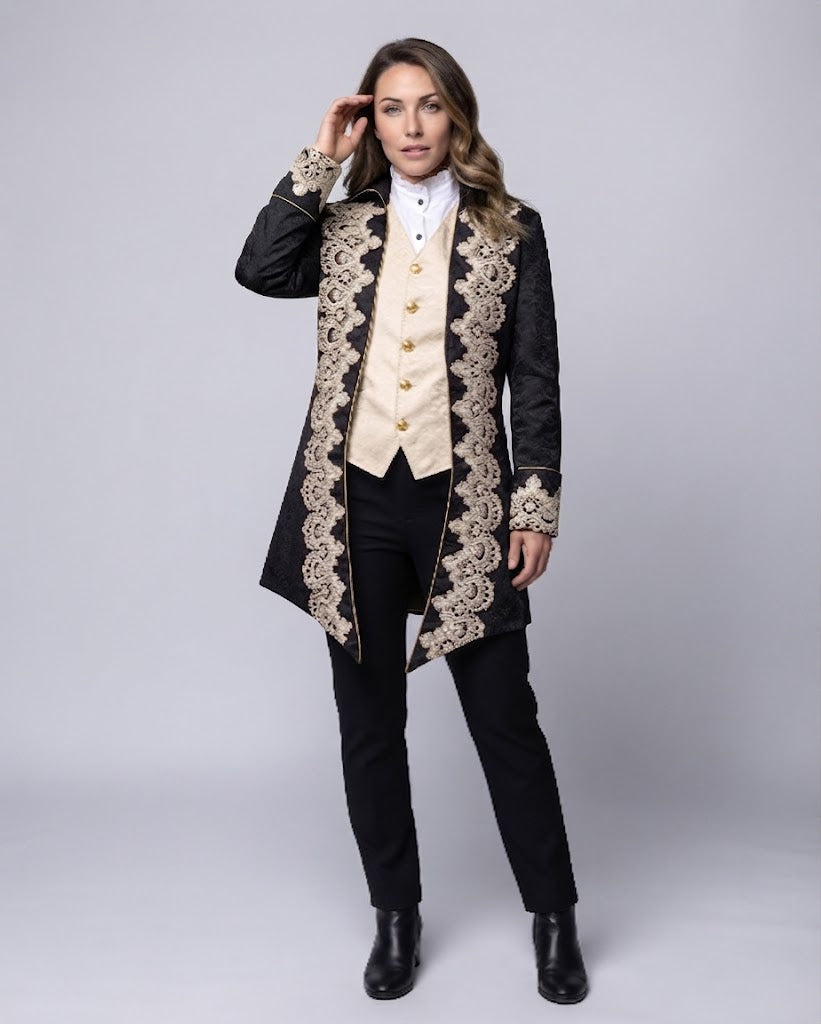 Women’s blouse with stand-up collar and gathering Fashion Glam