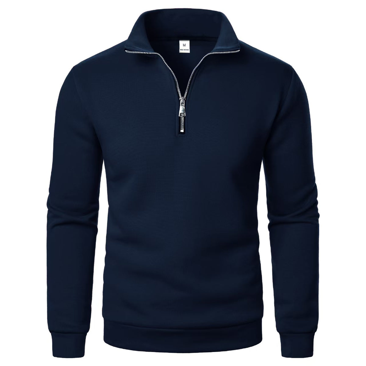 Locker fit men's sweatshirt with zipper