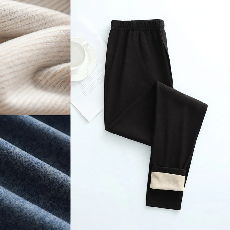 Warm underwear set with wool and silk, unisex