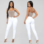 Ladies High-Rise Sculpting Skinny Jeans with Shaping Hip Lift Fashion Glam