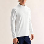 Functional sports shirt with half zip