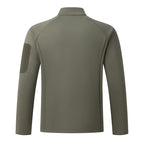 Men's sweatshirt with zipper and stand-up collar