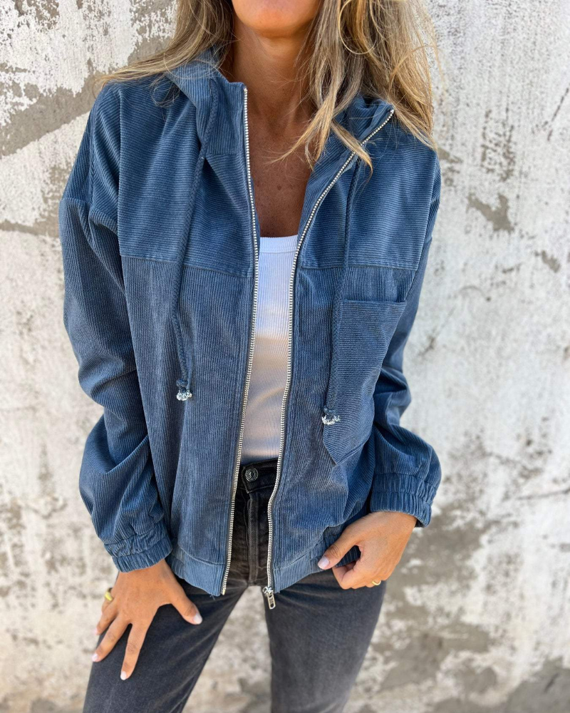 CLAIRE – CHIC RELAXED ZIP-UP JACKET