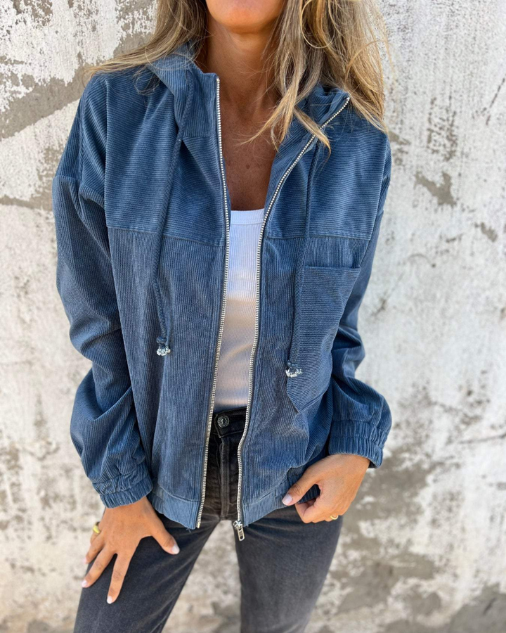 CLAIRE – CHIC RELAXED ZIP-UP JACKET