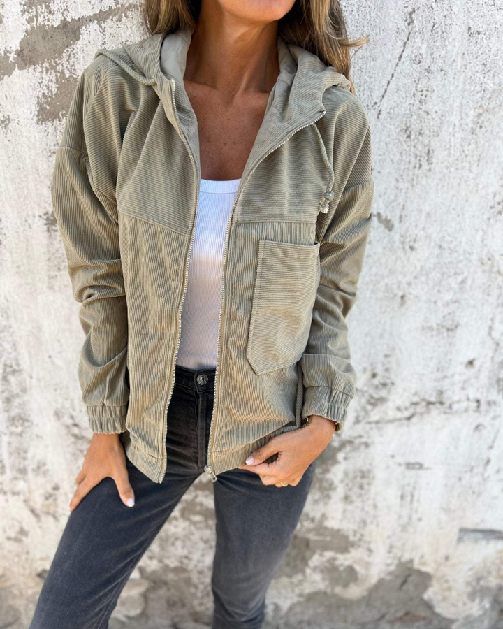 CLAIRE – CHIC RELAXED ZIP-UP JACKET