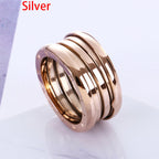 Fashion Glam | Titan steel Rose gold Ring