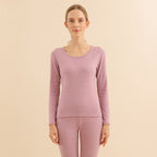 Thermal underwear set, silk-wool blend, lined