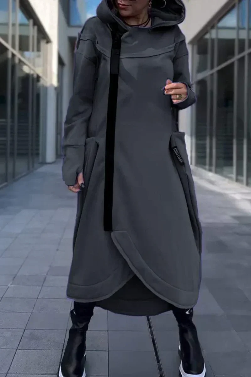 BEA– URBAN EDGE HOODED MAXI COAT