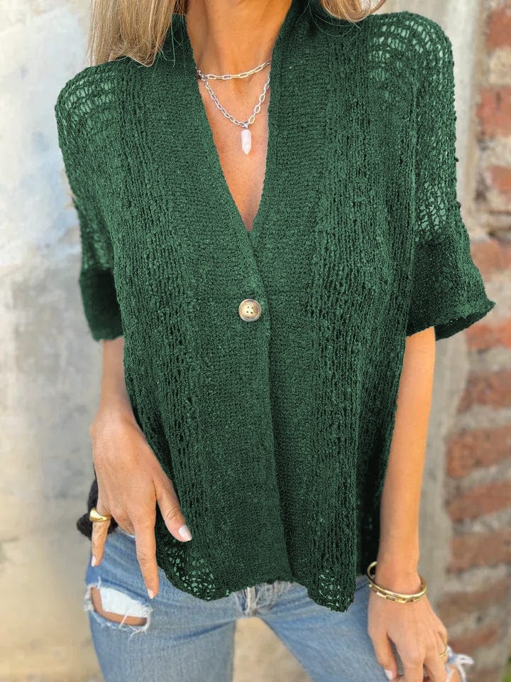ELLISON – AIRY TEXTURED MILTON KNITTED SHIRT