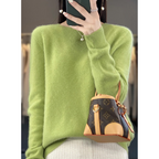 Fashion Glam | Cashmere Pullover Women Stylish Round Neck, Soft & Comfortable