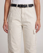 Women's Wide Cargo Pants with High Waist, Utility Leg Pockets and Relaxed Fit Fashion Glam
