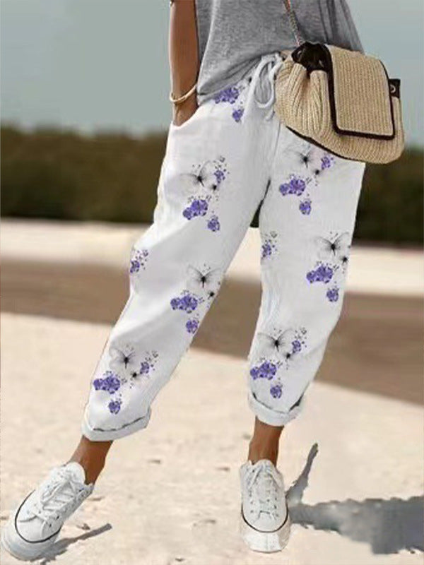 Fashion Glam | Casual Cotton Linen Pants for Women