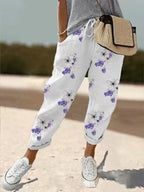 Fashion Glam | Casual Cotton Linen Pants for Women