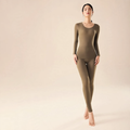Women's Thermal Underwear Set, moisture-wicking, Crew Neck