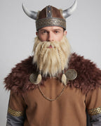 Men's Viking Costume with detailed decorations and high-quality cape Fashion Glam