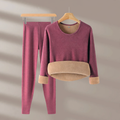 Extra thick thermal underwear set with camel hair content