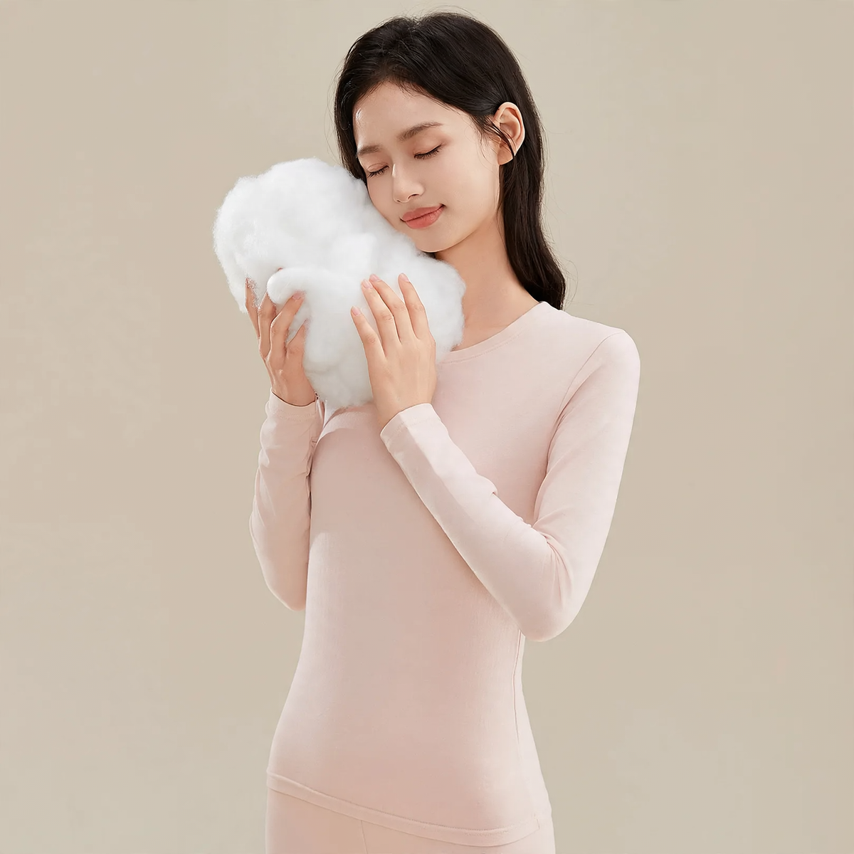Modal Ladies' Thermal Set, brushed, antibacterial, slim fit