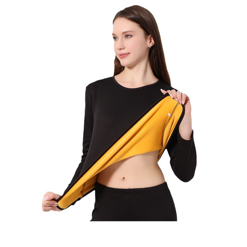 Padded thermal underwear set for women and men